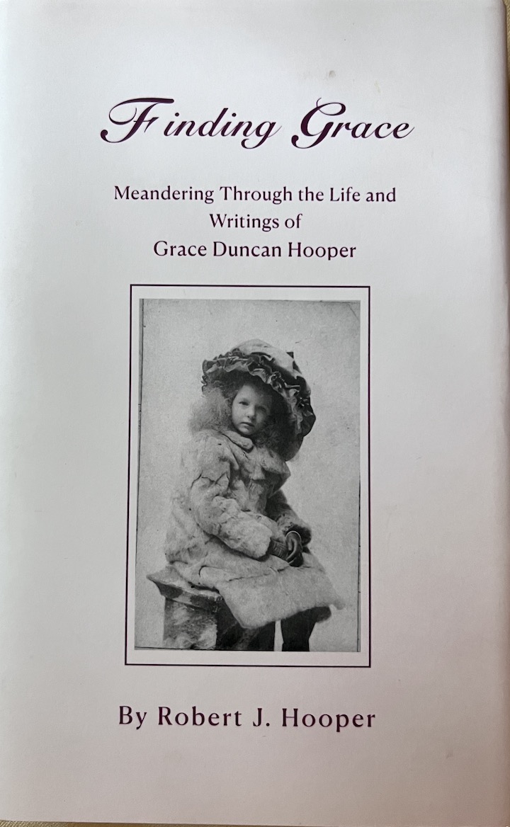 This is an image of the cover of Finding Grace. The central image is an old-fashioned girl wearing a hat. This image is linked to the amazon.com page.