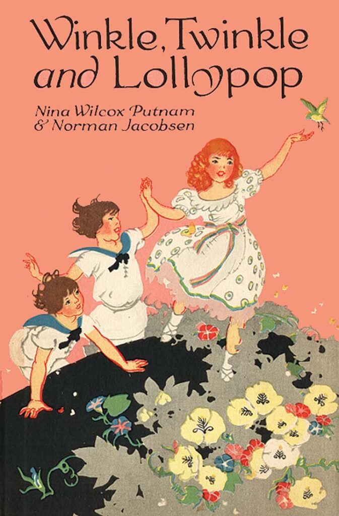 Cover of book showing three children