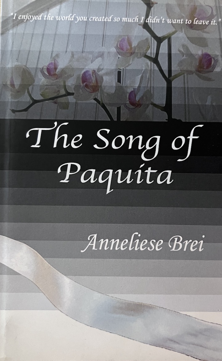 Book cover with ribbon and cherry blossom