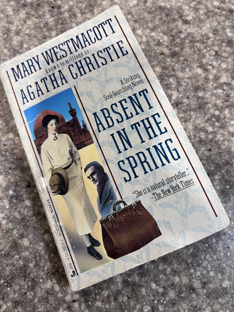 Front cover of novel "Absent in the Spring"